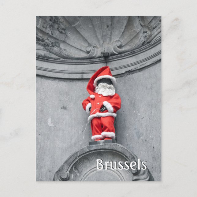 Carte Postale Bruxelles Belgique Manneken Pis (Devant)