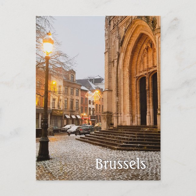 Carte Postale Bruxelles Belgique Sablon photo (Devant)