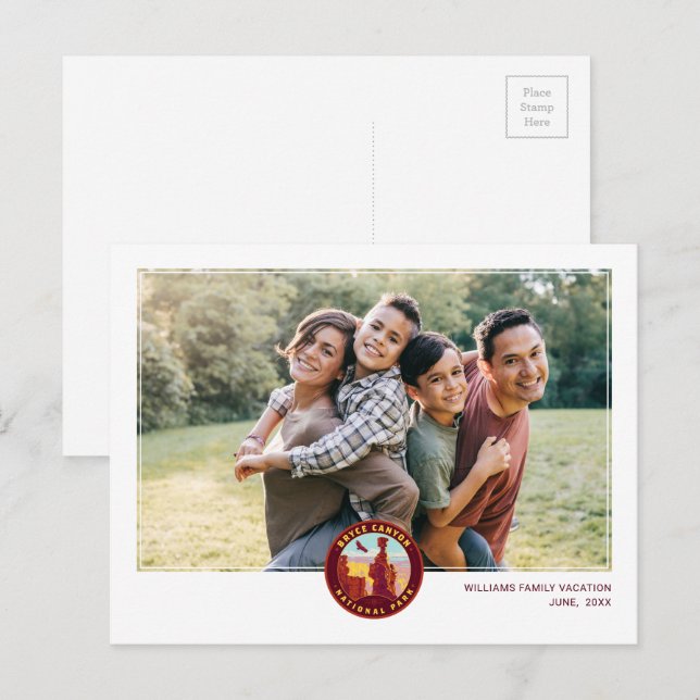 Carte Postale Bryce Canyon National Park (Devant / Derrière)