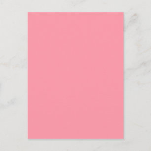 Carte Postale Bubblegum rose Trend couleur Customisé Modèle