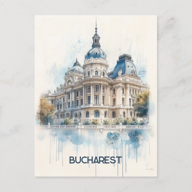 Carte Postale Bucarest Roumanie Voyage (Devant)