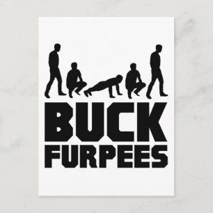 Carte Postale Buck Furpees — Burpees Fitness
