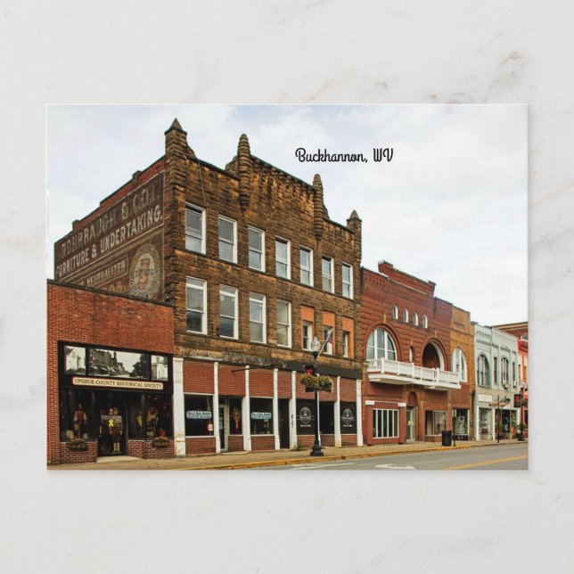 Carte Postale Buckhannon, Virginie-Occidentale (Devant)