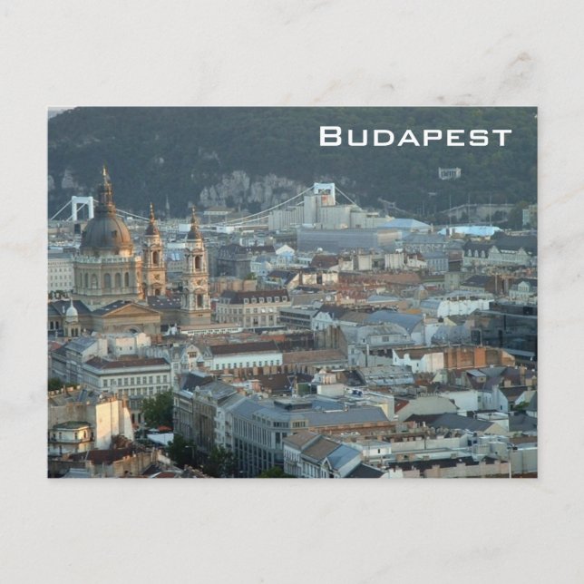 Carte Postale Budapest du centre (Devant)
