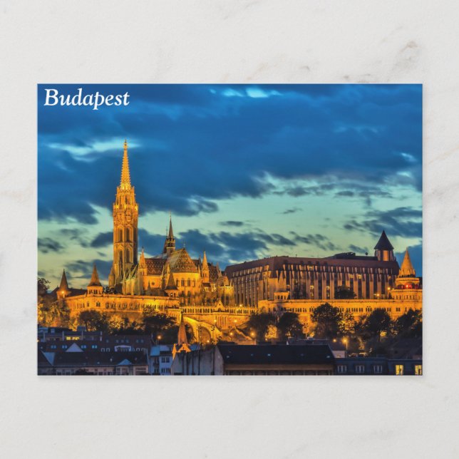 Carte Postale Budapest, Hongrie (Devant)