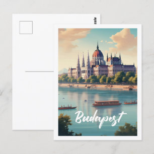 Carte Postale Budapest Hongrie Lieu de voyage célèbre