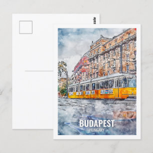Carte Postale Budapest Hongrie Travel Place Waterton