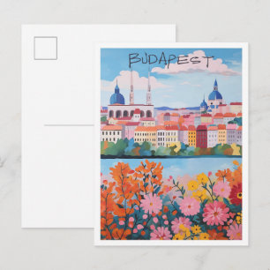 Carte Postale Budapest Hongrie Voyage Ville Esthétique