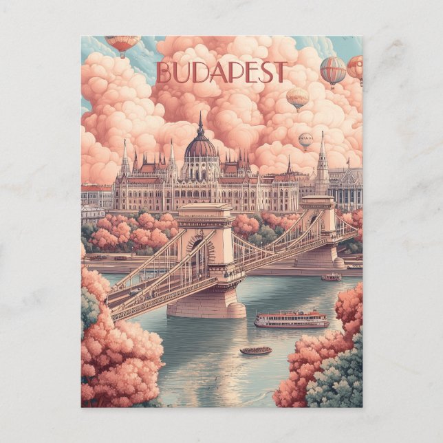 Carte Postale Budapest Hongrie Voyages (Devant)