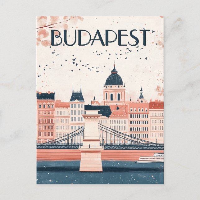 Carte Postale Budapest Hongrie Voyages (Devant)