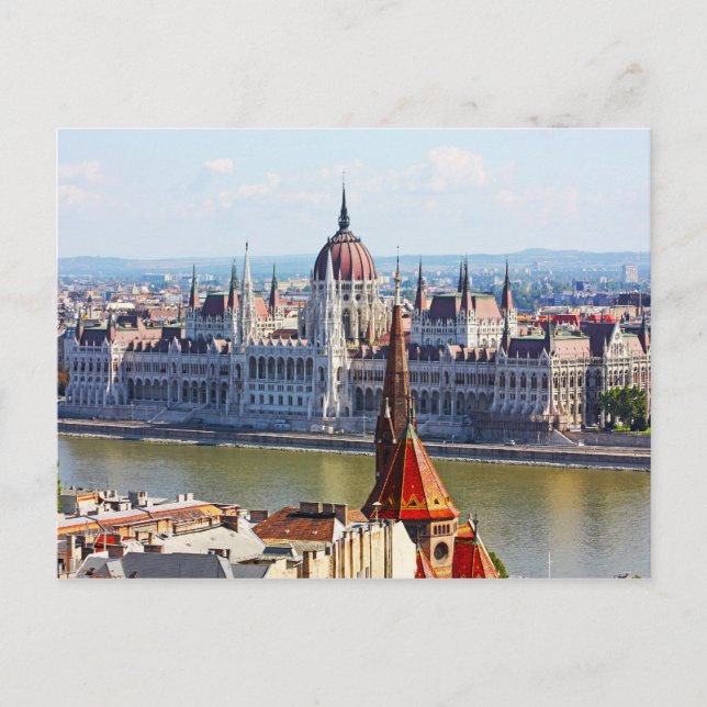 Carte Postale Budapest, le bâtiment du Parlement (Devant)