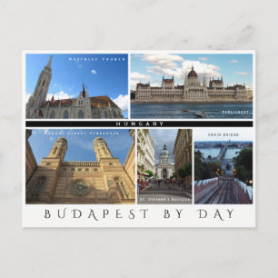 Carte Postale Budapest par jour