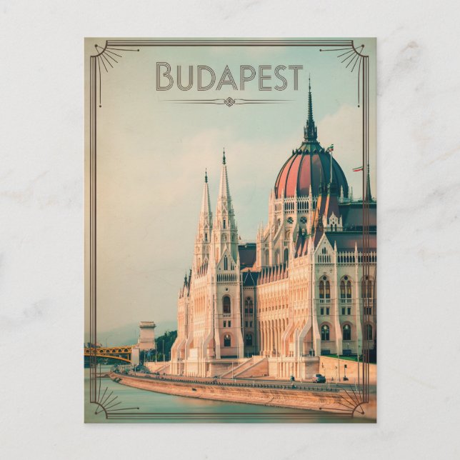 Carte Postale Budapest vintage (Devant)
