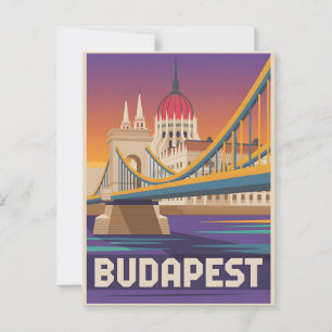 Carte Postale Budapest vintage