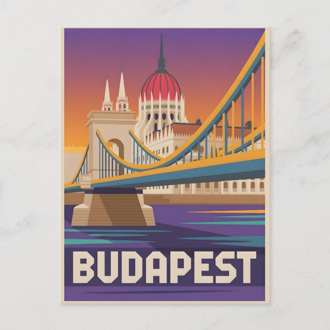 Carte Postale Budapest vintage (Devant)