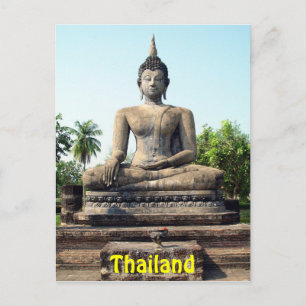 Carte Postale Buddha Sukhothai Thailand Postcard