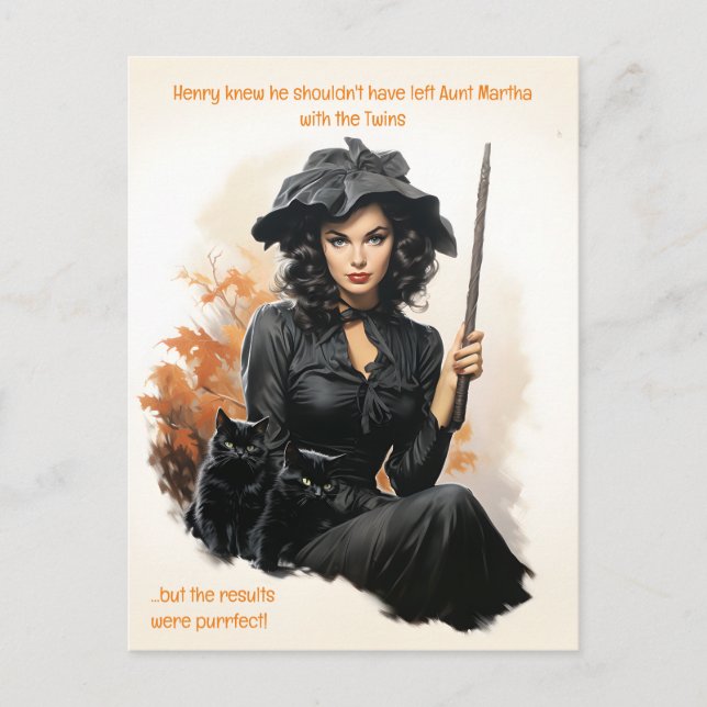 Carte Postale Budget de baby-sitter parfait pour Halloween sur c (Devant)