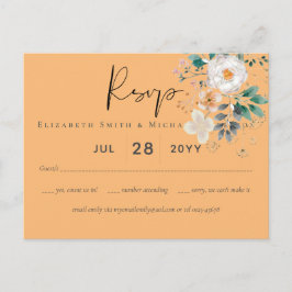 Carte Postale BUDGET Printemps Fleurs sauvages Grange Jardin Mar