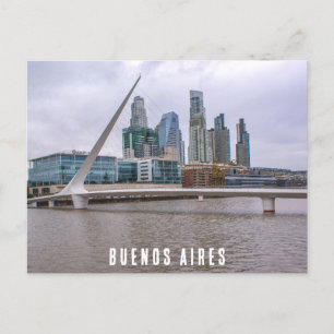 Carte Postale Buenos Aires, Argentine, Puente de la Mujer
