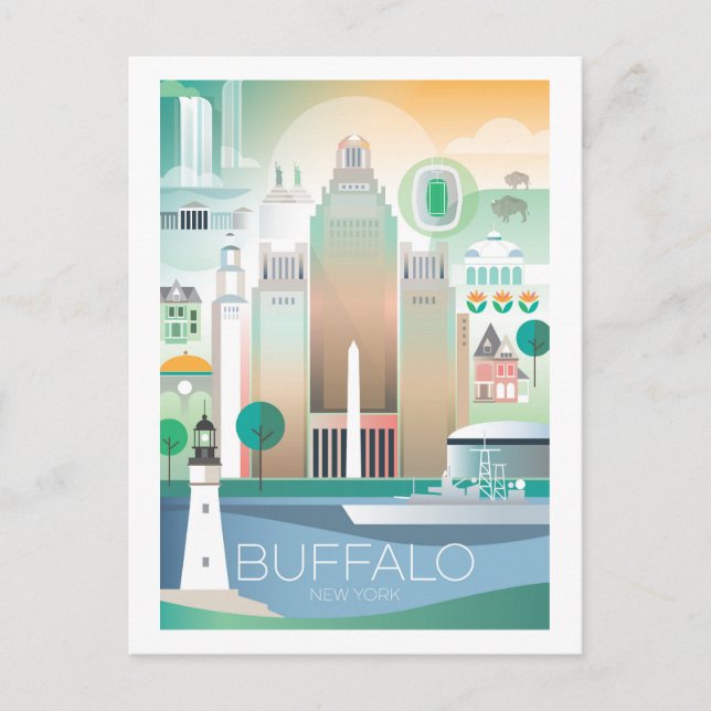 Carte postale Buffalo, New York (Devant)