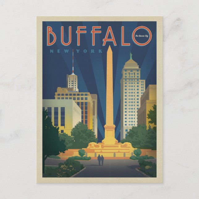 Carte Postale Buffalo, NY (Devant)
