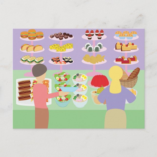 Carte Postale Buffet (Devant)