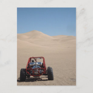 Carte Postale Buggy Dune dans le sable
