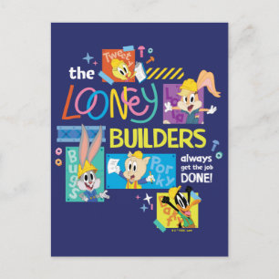 Carte Postale BUGS BUNNY BUILDERS™ Le Collage des Looney Builde