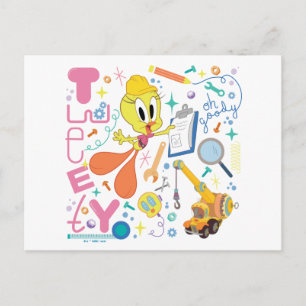 Carte Postale BUGS BUNNY BUILDERS™  Outils de travail TWEETY™