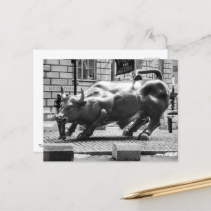 Carte Postale Bull de Wall Street, New York