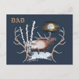 Carte postale Bull Elk