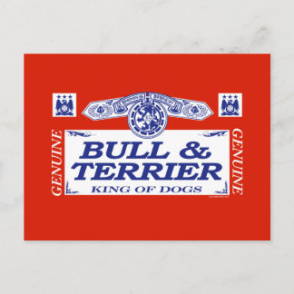 Carte Postale Bull Et Terrier