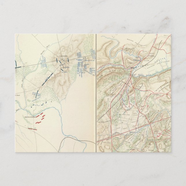 Carte Postale Bull Run, Manassas (Devant)