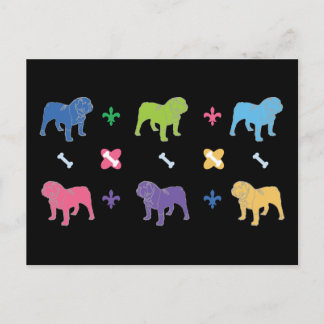 Carte Postale Bulldog anglais