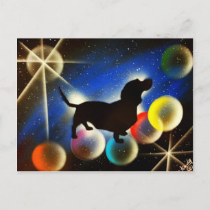 Carte Postale Bulle le Dachshund