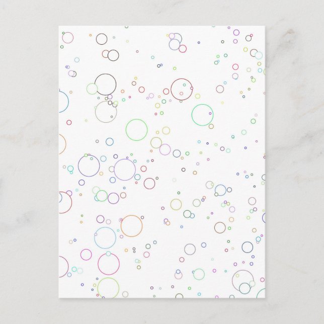 Carte Postale Bulles (Devant)