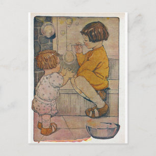 Carte Postale Bulles de souffle