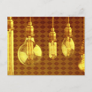 Carte Postale Bulles Edison Steampunk