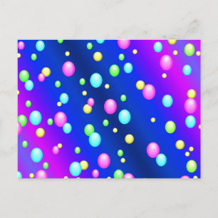 Carte Postale Bulles flottantes