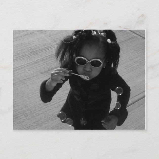 Carte Postale Bulles gonflantes (Devant)