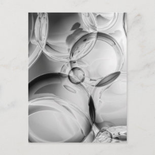 Carte Postale Bulles noires