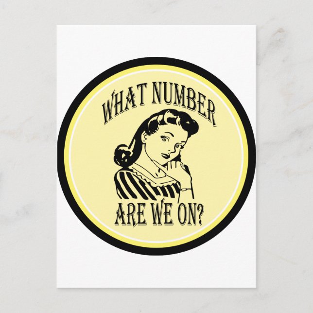 Carte Postale Bunco Quel Nombre Sommes-Nous Sur #2 (Devant)
