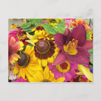 Carte Postale Bundle de fleurs