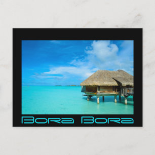 Carte Postale Bungalow sur Bora Bora