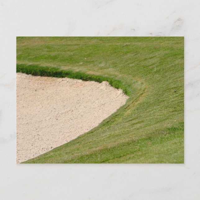 Carte Postale Bunker de golf (Devant)