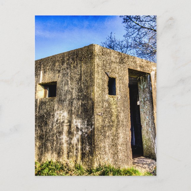 Carte Postale Bunker de la Seconde Guerre mondiale (Devant)