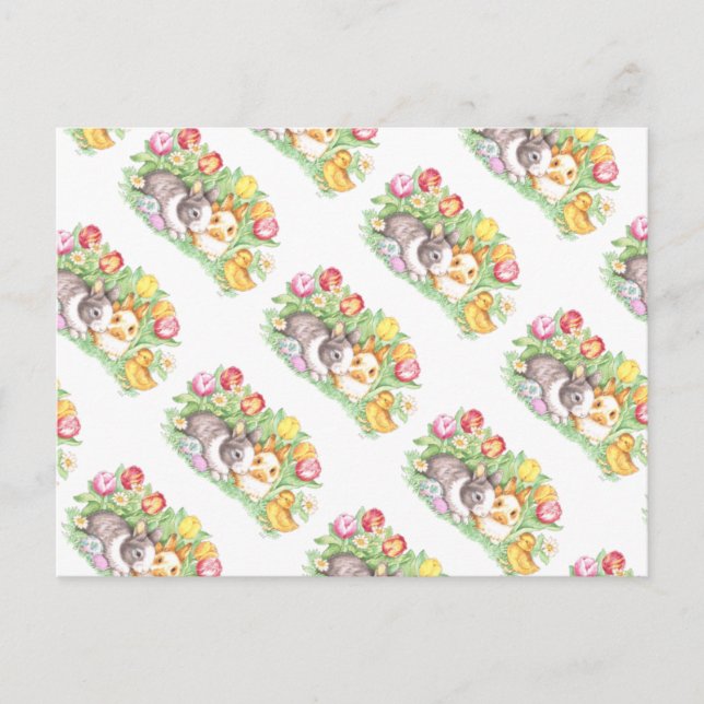 Carte postale Bunny Pâques (Devant)