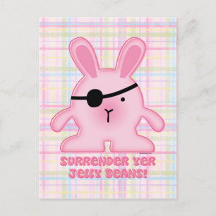 Carte postale Bunny Pirate
