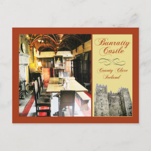 Carte Postale Bunratty Castle, Comté de Clare, Irlande