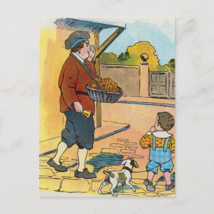 Carte Postale Buns Hot-cross, Mère Goose Nursery Rhyme Photo